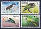 WD+ Dominica 1984 Mi 836-39 Mnh Vogel - Dominique (1978-...)