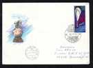 Parachutisme,Parachuting Ballon Very Rare FDC Cover 1983  RUSSIA Sent To Mail. - Andere (Lucht)