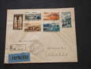 TRIESTE A - BUSTA RACC.TA VIAGGIATA - 1954 TURISTICA SERIE - Poststempel