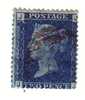 1858-59 Nº 27 Azul 2p Plancha 13 Obl.     JJJJ    . - Used Stamps