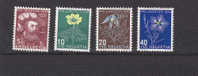 1949  N° 129 à 132 NEUFS **  CATALOGUE  ZUMSTEIN - Unused Stamps