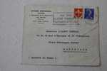 1958 Lettrede La  Caisse D´epargne D'alger OMEC FLAMME MAI 1958"ALGERIE FRANCAISE FRATERNITE RETROUVée"MARIANNE MULLER - Cartas & Documentos