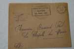 1961 LETTRE FRANCHISE CIVILE OMEC FLAMME NANTES GARE CROSS DES NATIONS NANTES + CACHET PREFECTURE LOIRE ATLANTIQUE - Burgerlijke Brieven Zonder Portkosten