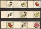 Bhutan 1967 Mi# 130-138 ** MNH - Flowers - Bhutan