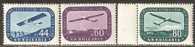 Bulgaria 1956 Mi# 1002-1004 ** MNH - 30th Anniv. Of Glider Flights In Bulgaria - Neufs