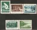 Bulgaria 1957 Mi# 1035-1039 ** MNH - Forest Week - Unused Stamps