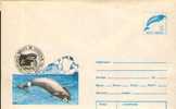 Entier Postal Roumain Sur Une Baleine - Baleines