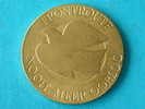 FRONTROUTE NOOIT MEER OORLOG - IEPER/DIKSMUIDE/NIEUWPOORT - 50 / Goudkleurig ( Details Zie Foto's) ! - Pièces écrasées (Elongated Coins)