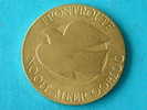 FRONTROUTE NOOIT MEER OORLOG - IEPER/DIKSMUIDE/NIEUWPOORT - 50 / Goudkleurig ( Details Zie Foto's) ! - Souvenir-Medaille (elongated Coins)