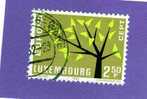 LUXEMBOURG TIMBRE N° 612 OBLITERE EUROPA 1962 - Usados