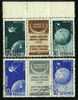 ● ROMANIA 1957 - SPAZIO - P.A.  N. 1677 / 80 Usati - Serie Completa - Cat. ? € - Lotto N. 213 - Used Stamps