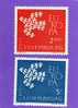 LUXEMBOURG TIMBRE N° 601 A 602 NEUFS EUROPA 1961 - Unused Stamps