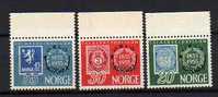 NORVEGE         Neuf **       Y. Et T.   N° 358 à 360          Cote: 52,50 Euros - Unused Stamps