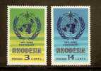 RHODESIA 1973 MNH Stamp(s) IMO-WMO 132-134 #282 2 Values Only, Thus Not Complete - Rodesia (1964-1980)