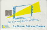 # Cinecarte CC12 - Les Ecrans De La Drome - Verso Avec Logo Sc7  - Tres Bon Etat - - Entradas De Cine