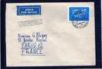 POSTE AERIENNE      Le 26 1 1963      PAR AVION      Pour PARIS 12 - Briefe U. Dokumente