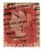 1858-64 Nº 26 Rojo 1p. Plnancha 218   ESSE    . Algun Diente Justo. - Gebraucht