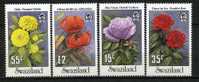 SWAZILAND 1987 Flowers Cpl Set Of 4 Yvert Cat. N° 529/32 Absolutely Perfect MNH ** - Rose