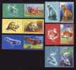 Romania 2009 Protected Fauna,Tortoise,Lynx,Eagle ,Beluga,TAB Rare,MNH. - Unused Stamps