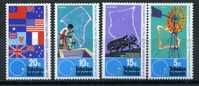 TOKELAU 25° Ann Pacific Commission Cpl Set Of 4 Yvert Cat. N° 33/34 Absolutely Perfect MNH ** - Tokelau