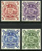 Australia #218-21 Popular Mint Hinged Arms Of Australia Set Of 1949-50 - Nuevos