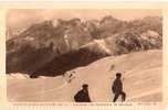 31 LUCHON  SUPERBAGNERES Panorama Des Montagnes De Vénasque Série Hélio N° 20 Dentelée Sépia - Superbagneres