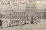 75 PARIS école Militaire Soldats Revue D'arme  Cours Morland 1905 - Education, Schools And Universities