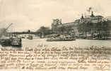 75 PARIS La Seine Et Les Tuileries Bateau Mouche Grue 1904 - The River Seine And Its Banks