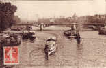 75  PARIS Perspective Sur La  Seine Pont Saints Pères Bateau - The River Seine And Its Banks