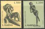 Saint-Marin N° 873 à 874 ** - Unused Stamps