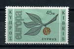 CYPRUS   1965    Europa   45m  Black  Orange  Brown  And  Emerald - Altri & Non Classificati