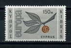 CYPRUS   1965    Europa   150m  Black  Orange  Brown  And  Grey - Autres & Non Classés