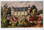 Cpa Carte Gaufrée Chateau De MONTRESOR - Montrésor