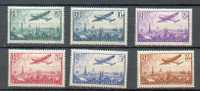 Lot 357 - YT PA 8 à 13 * - Charnières Complètes - 1927-1959 Nuevos