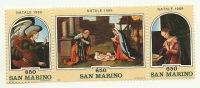 1989 - 1270/72 Natale    ++++++ - Nuovi