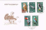 FDC, DESSA-ALTEN 1967 DDR, (Alemania), Aves - Colecciones & Series