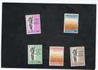 VATICANO - UNIF.333.337  -  1962  PROPAGANDA PER LE VOCAZIONI SACERDOTALI         - NUOVI (MINT)** - Unused Stamps