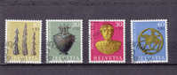 1972   PP        N° 154 à 157   OBLITERES    CATALOGUE  ZUMSTEIN - Used Stamps