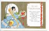 VALENTINES DAY CARD - ART DECO 1934 - Valentinstag