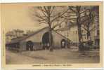 Carte Postale Ancienne Crémieu - Place De La Poype. Les Halles - Fontaine, Marché - Crémieu