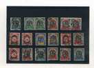 - FRANCE . ALGERIE 1950/62 . TIMBRES ARMOIRIES OBLITERES - Used Stamps