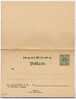 WÜRTTEMBERG P38 Antwort-Postkarte Druckdatum 21 3 1895  Kat. 5,00 € - Entiers Postaux