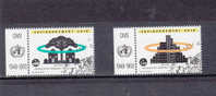 NATIONS  UNIES  GENEVE   TIMBRES   N° 236 à 237    OBLITERES      CATALOGUE  ZUMSTEIN - Usati