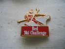 Pin's SKI  ARTHUS BERTRAND  Red Ski Challenge - Sports D'hiver