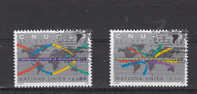 NATIONS  UNIES  GENEVE   TIMBRES   N° 264 à 265  OBLITERES    CATALOGUE  ZUMSTEIN - Gebraucht