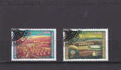 NATIONS  UNIES  GENEVE   TIMBRES   N° 272 à 273  OBLITERES   CATALOGUE  ZUMSTEIN - Usati