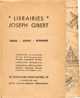 LIBRAIRIES     Joseph GIBERT - Copertine Di Libri