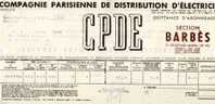 C.P.D.E 1942 - Electricité & Gaz