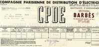 C.P.D.E 1942 - Elektriciteit En Gas