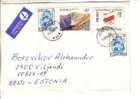 GOOD POLAND Postal Cover To ESTONIA 1997 - Good Stamped: Zodiac ; Landscape ; Olympic Games - Lettres & Documents